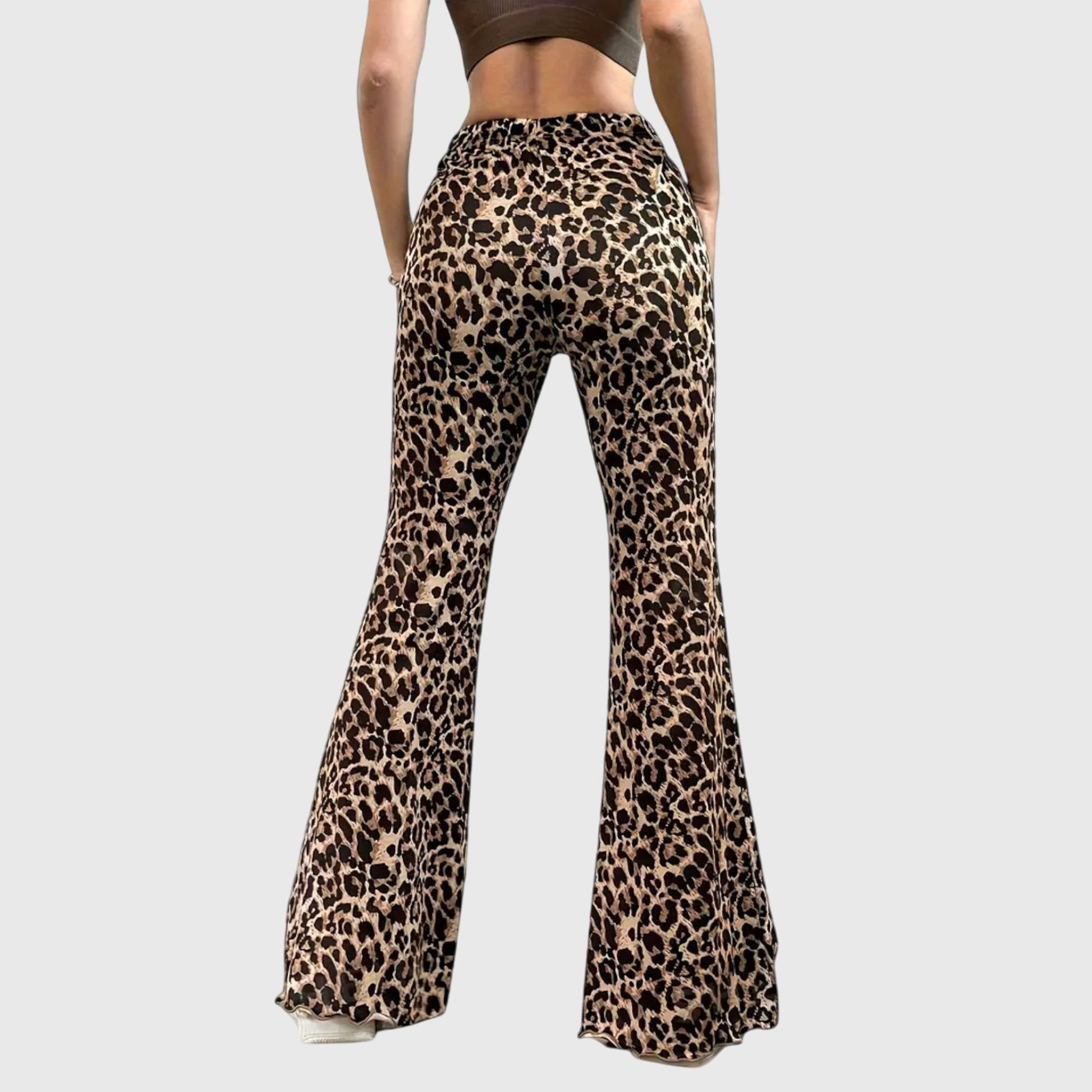 Leopard Bootcut Pants - Luna Hampton