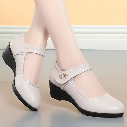 Leyla | Soft PU Leather Shoes - Ciara & Fiona