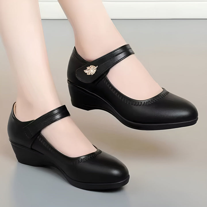 Leyla | Soft PU Leather Shoes - Ciara & Fiona