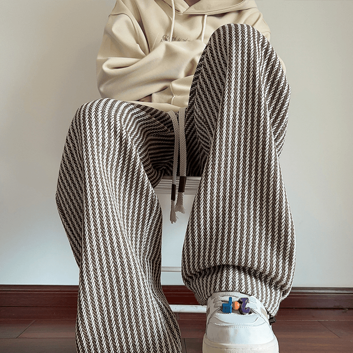 Linden | Herringbone Sweatpants - Ciara & Fiona