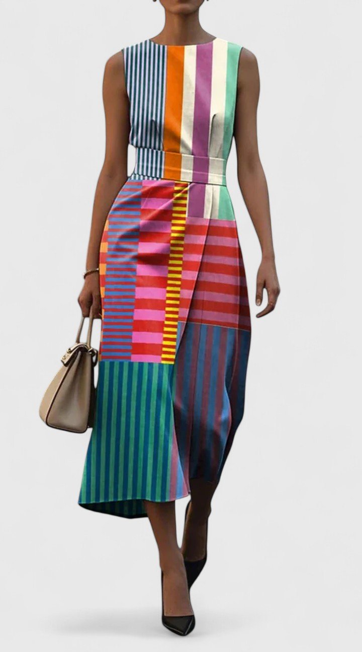 Lindsey | Elegant Midi Dress - Luna Hampton