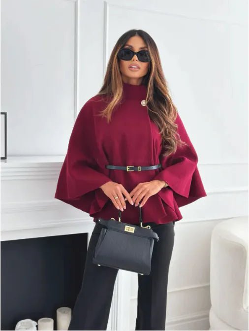Loren | Elegant Cape with Waistband - Ciara & Fiona