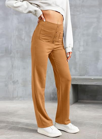 Lucia | High - waisted elastic casual pants - Ciara & Fiona