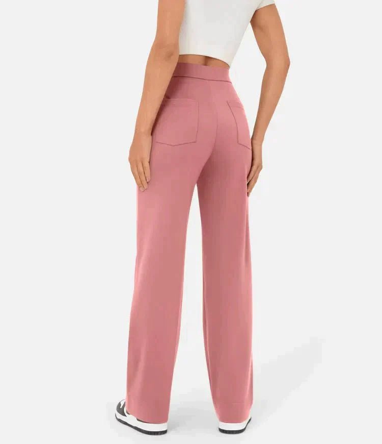 Lucia | High - waisted elastic casual pants - Ciara & Fiona