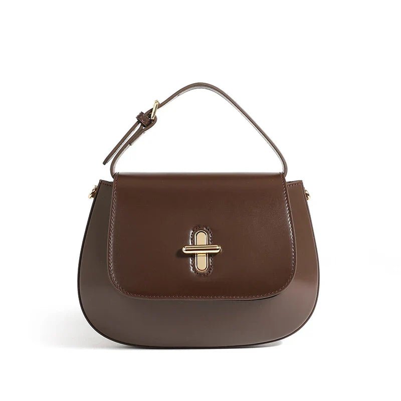 Luxurious Leather Saddle Crossbody Bag – Women's Fashion - Ciara & Fiona