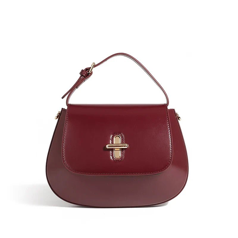 Luxurious Leather Saddle Crossbody Bag – Women's Fashion - Ciara & Fiona
