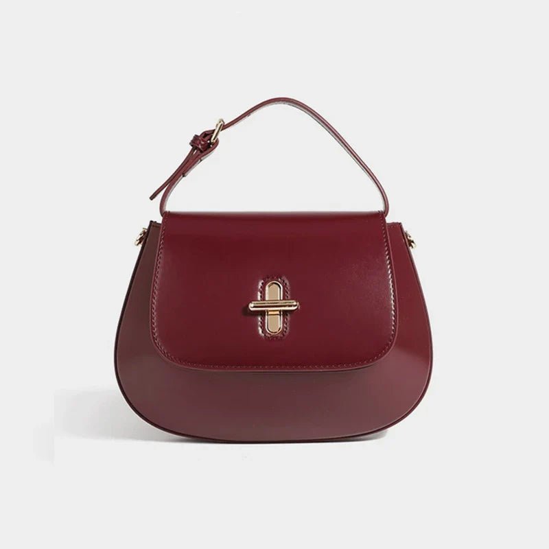 Luxurious Leather Saddle Crossbody Bag – Women's Fashion - Ciara & Fiona