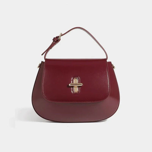 Luxurious Leather Saddle Crossbody Bag – Women's Fashion - Ciara & Fiona