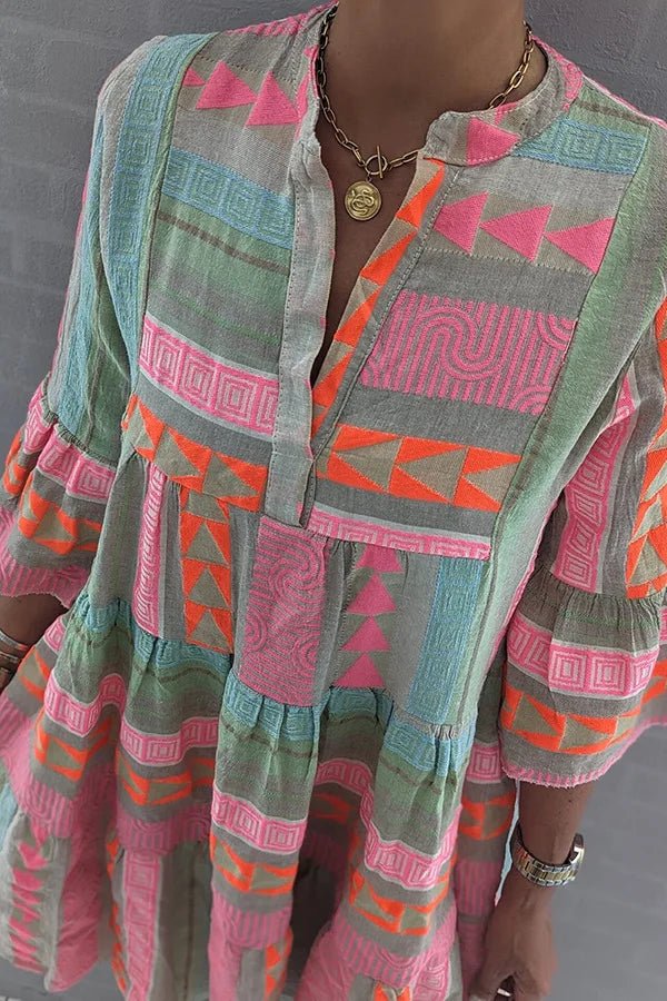 Lylia | Spring Colorful Dress - Ciara & Fiona