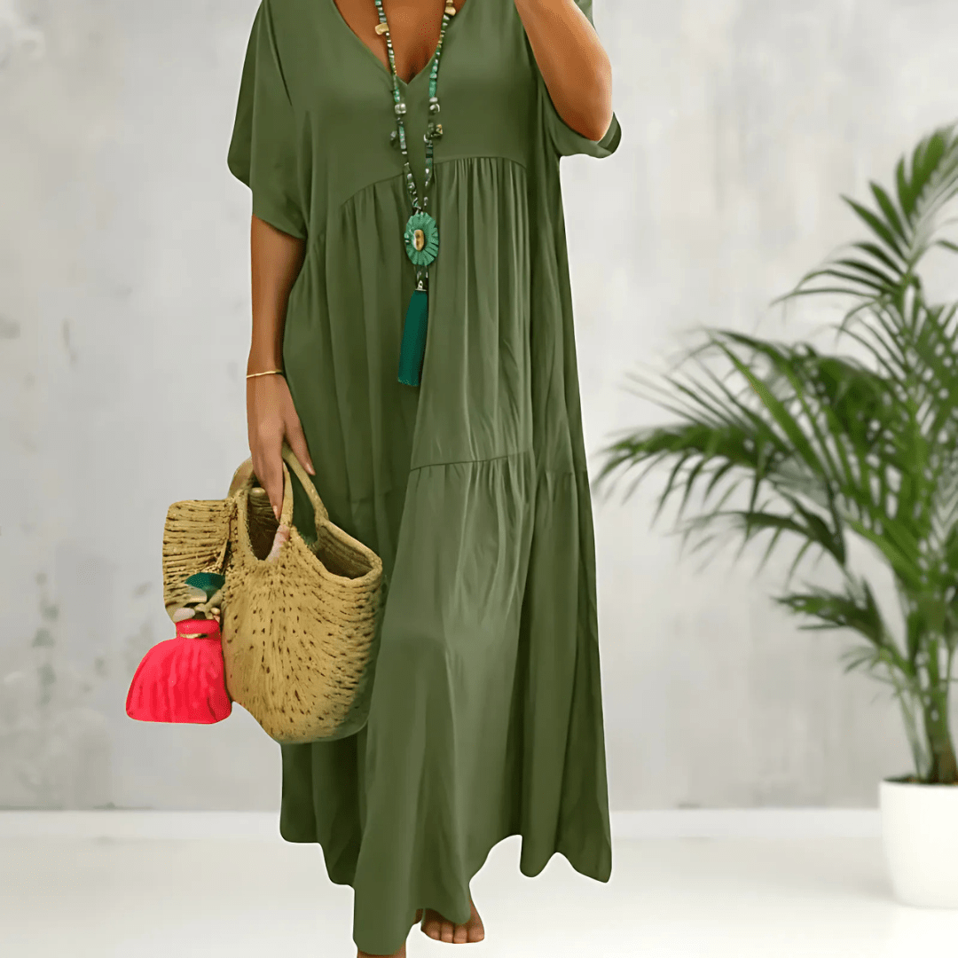 Maggie | Belly Coverage Dress - Ciara & Fiona