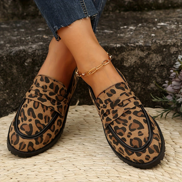 Maggie | Leopard Print Loafers - Ciara & Fiona