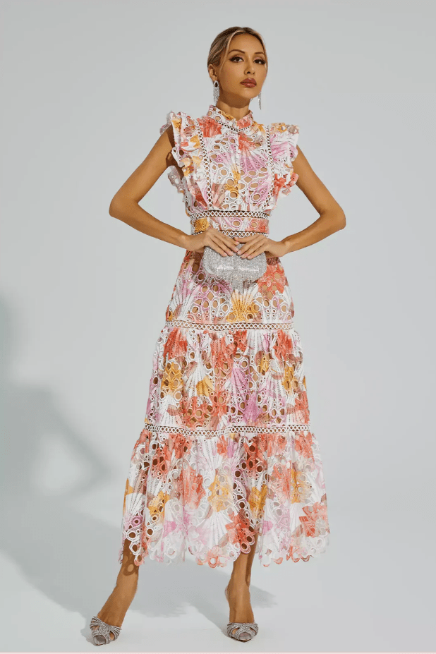 Malayah | Hollow Sleeveless Maxi Dress - Ciara & Fiona