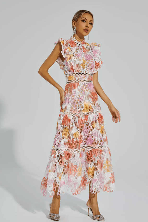 Malayah | Hollow Sleeveless Maxi Dress - Ciara & Fiona