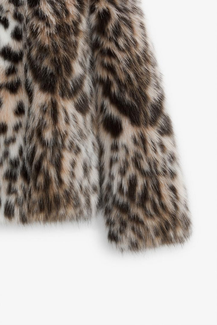 Mallory | Leopard Faux Fur Jacket - Ciara & Fiona