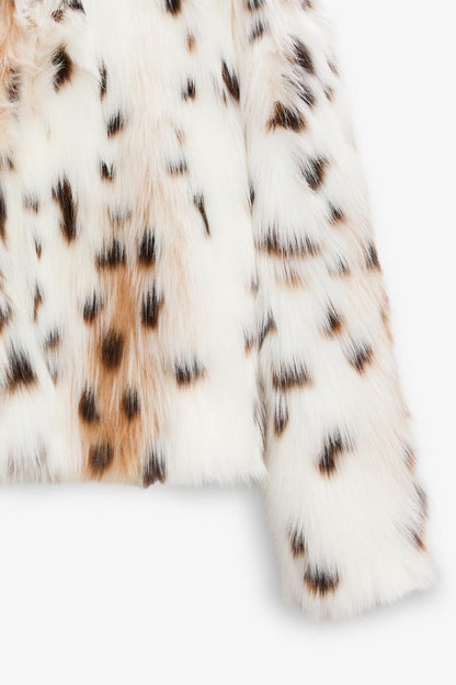 Mallory | Leopard Faux Fur Jacket - Ciara & Fiona