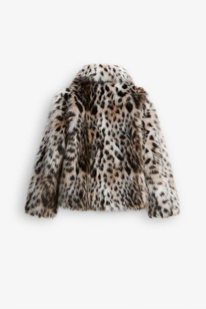 Mallory | Leopard Faux Fur Jacket - Ciara & Fiona