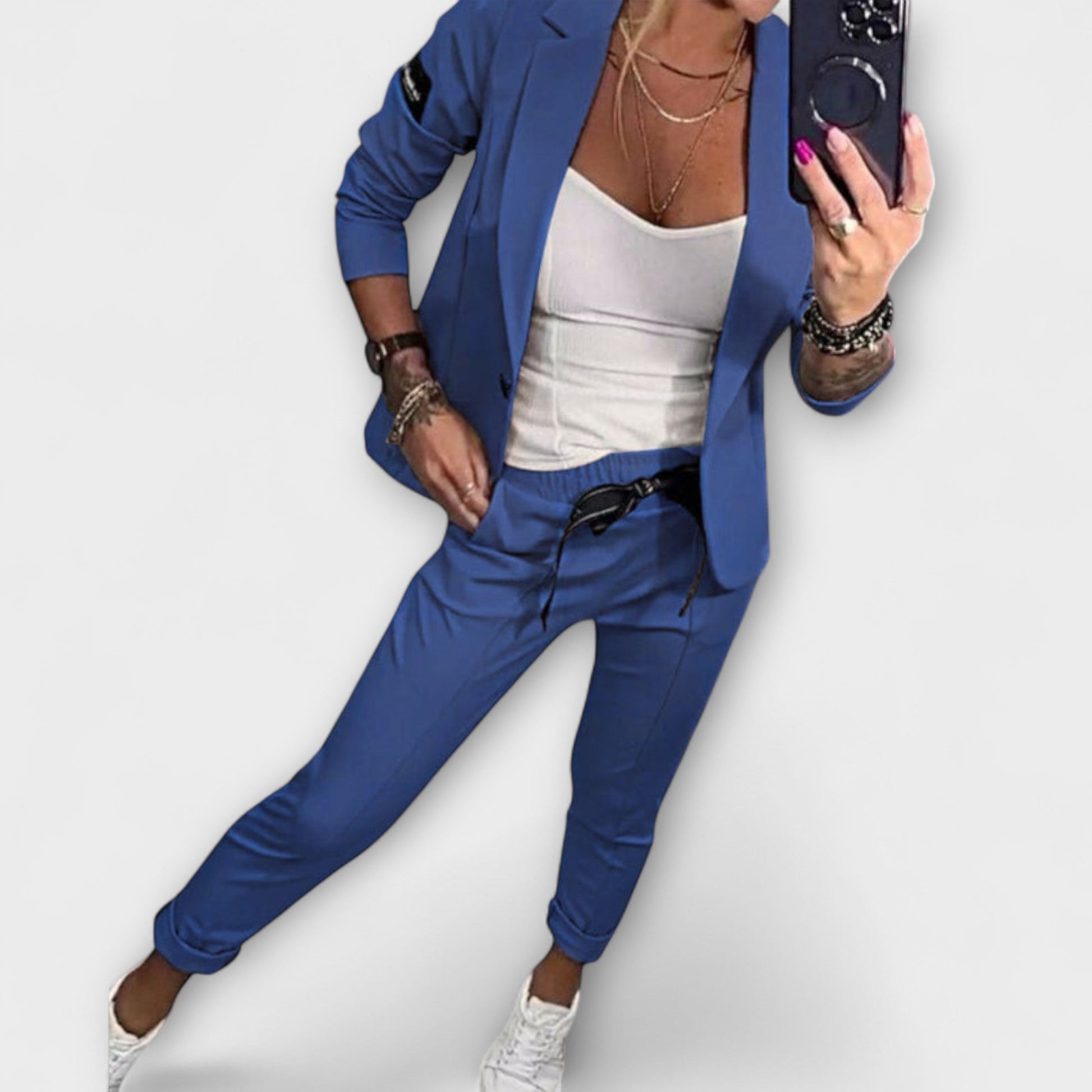 Malou - Coordinated Set of Top, Jacket, and Pants - Luna Hampton