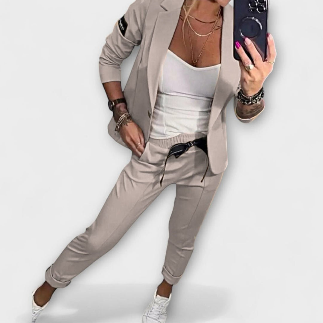 Malou - Coordinated Set of Top, Jacket, and Pants - Luna Hampton