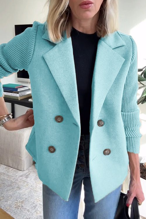 Mariana | Elegant Knit - Sleeve Blazer - Ciara & Fiona