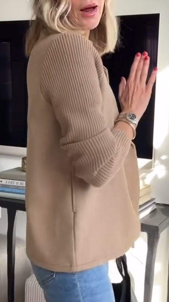 Mariana | Elegant Knit - Sleeve Blazer - Ciara & Fiona