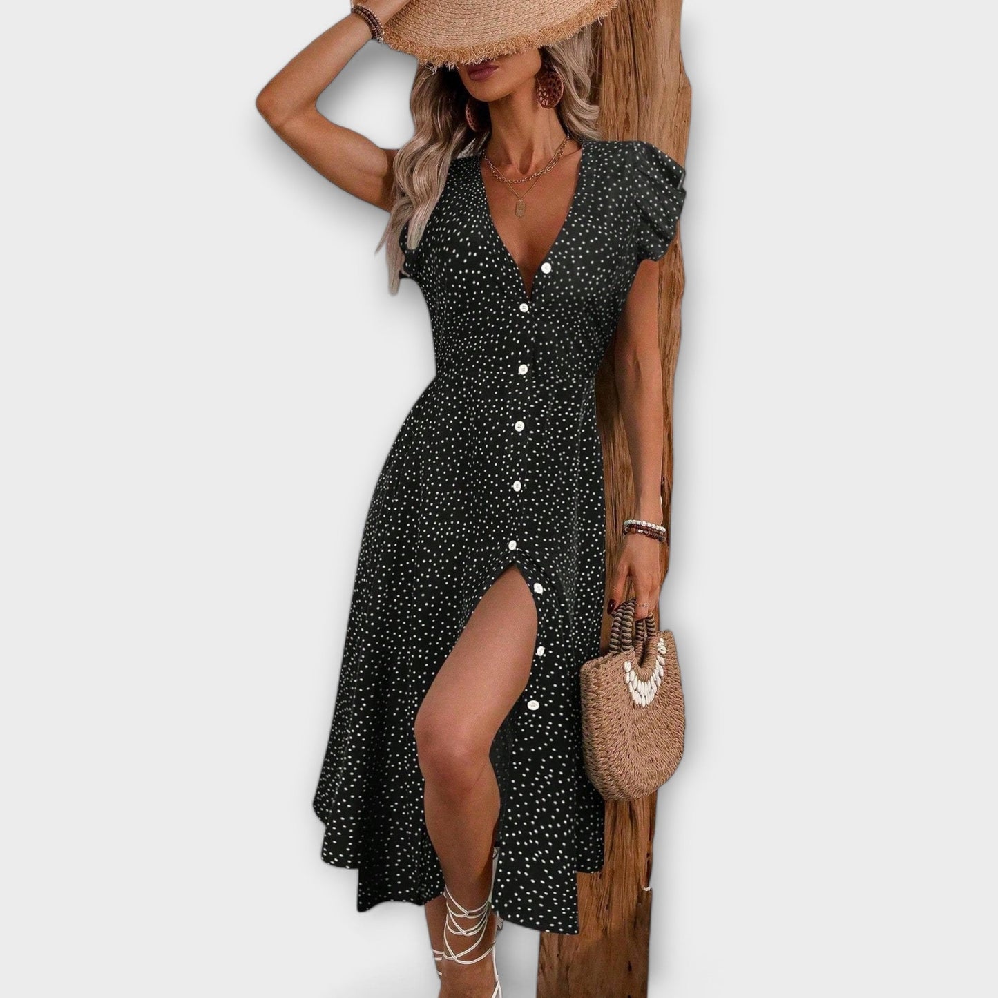 Maribeth | Elegant A - line Dress - Luna Hampton