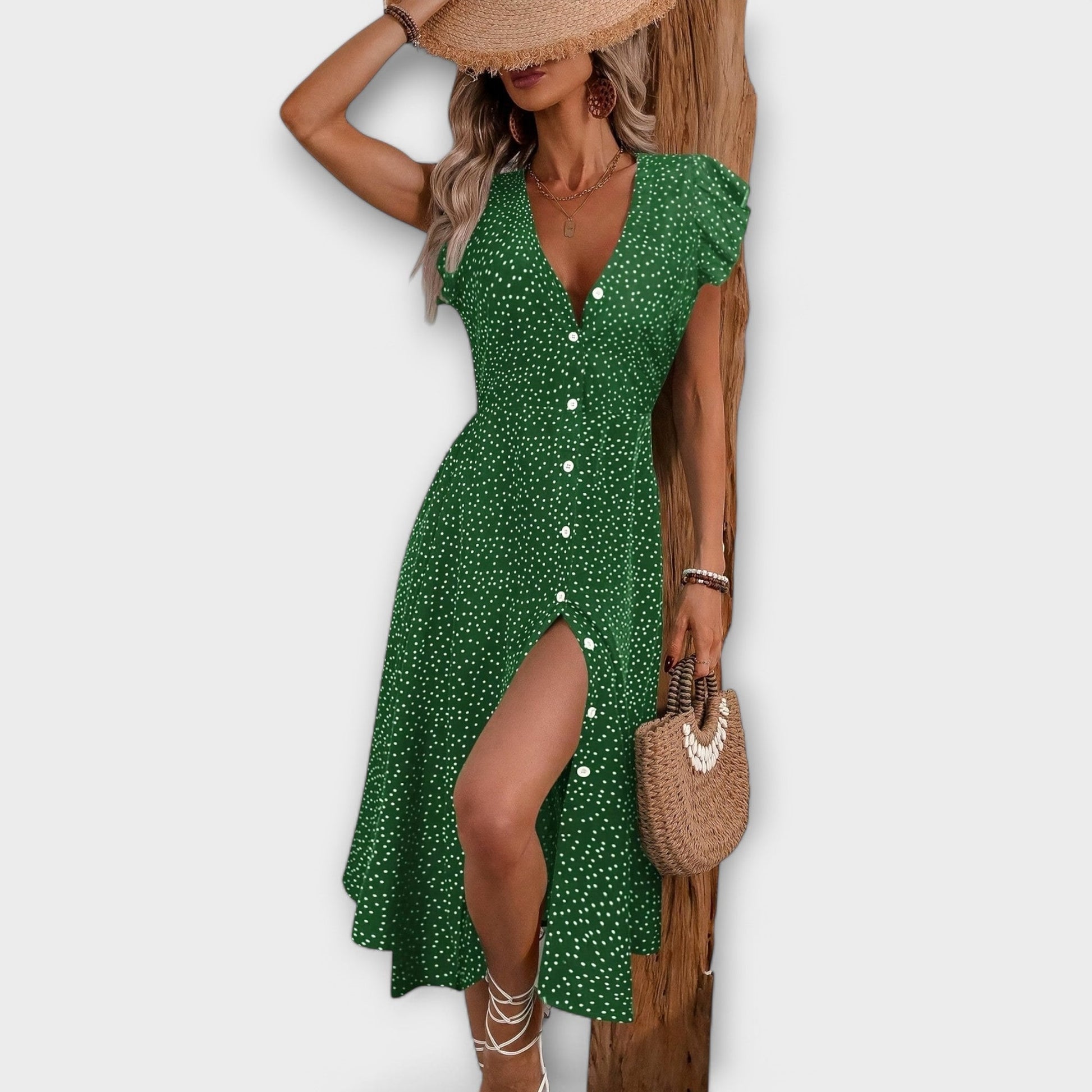 Maribeth | Elegant A - line Dress - Luna Hampton