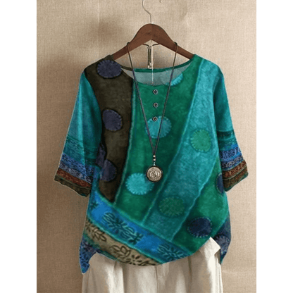 MARISTELLE | Artistic Patchwork Top - Ciara & Fiona