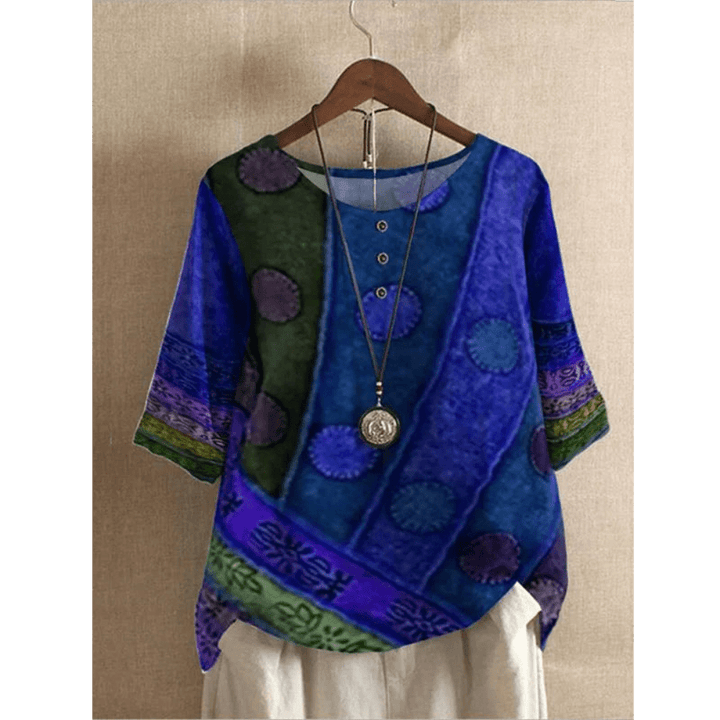 MARISTELLE | Artistic Patchwork Top - Ciara & Fiona