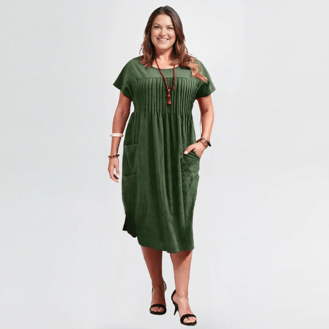 Marley | Loose Tummy Covering Dress - Ciara & Fiona