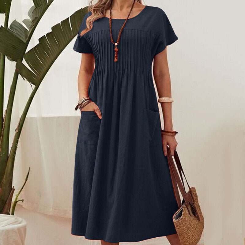 Marley | Loose Tummy Covering Dress - Ciara & Fiona
