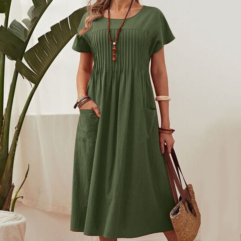 Marley | Loose Tummy Covering Dress - Ciara & Fiona
