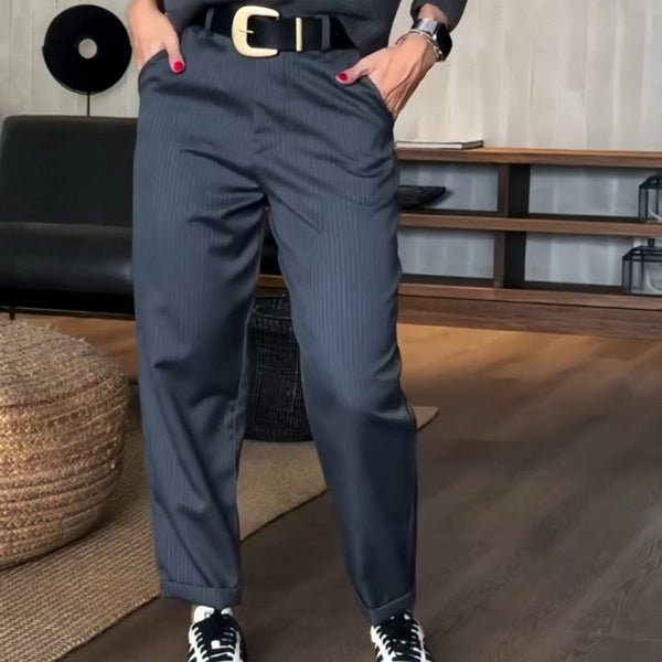 Mathilda | Striped Suit Pants - Ciara & Fiona