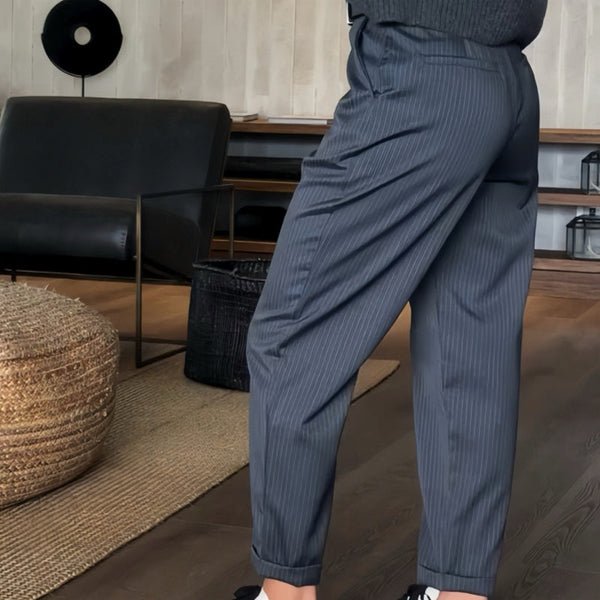 Mathilda | Striped Suit Pants - Ciara & Fiona