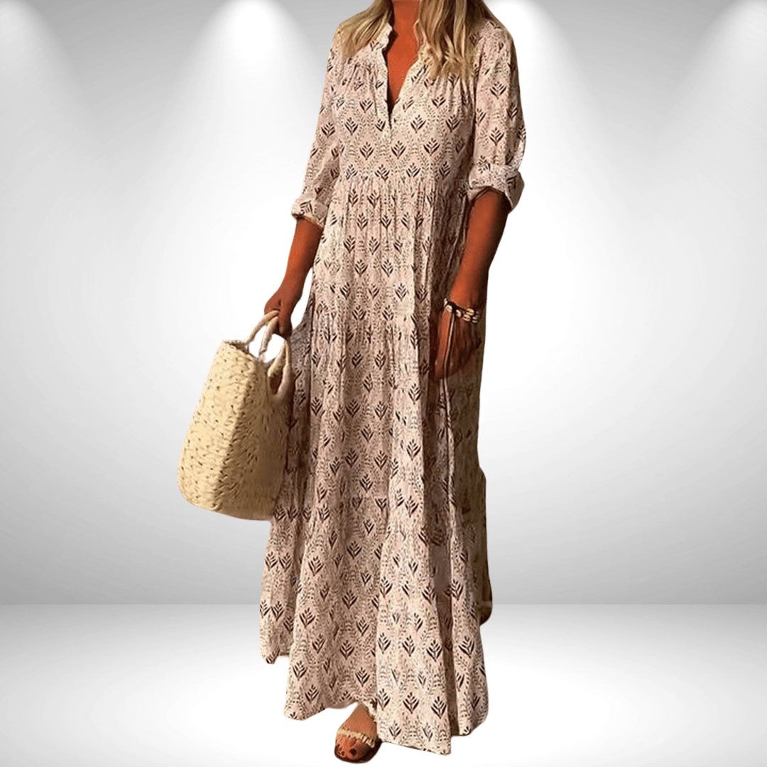 Maureen | Stylish Boho Maxi Dress - Ciara & Fiona