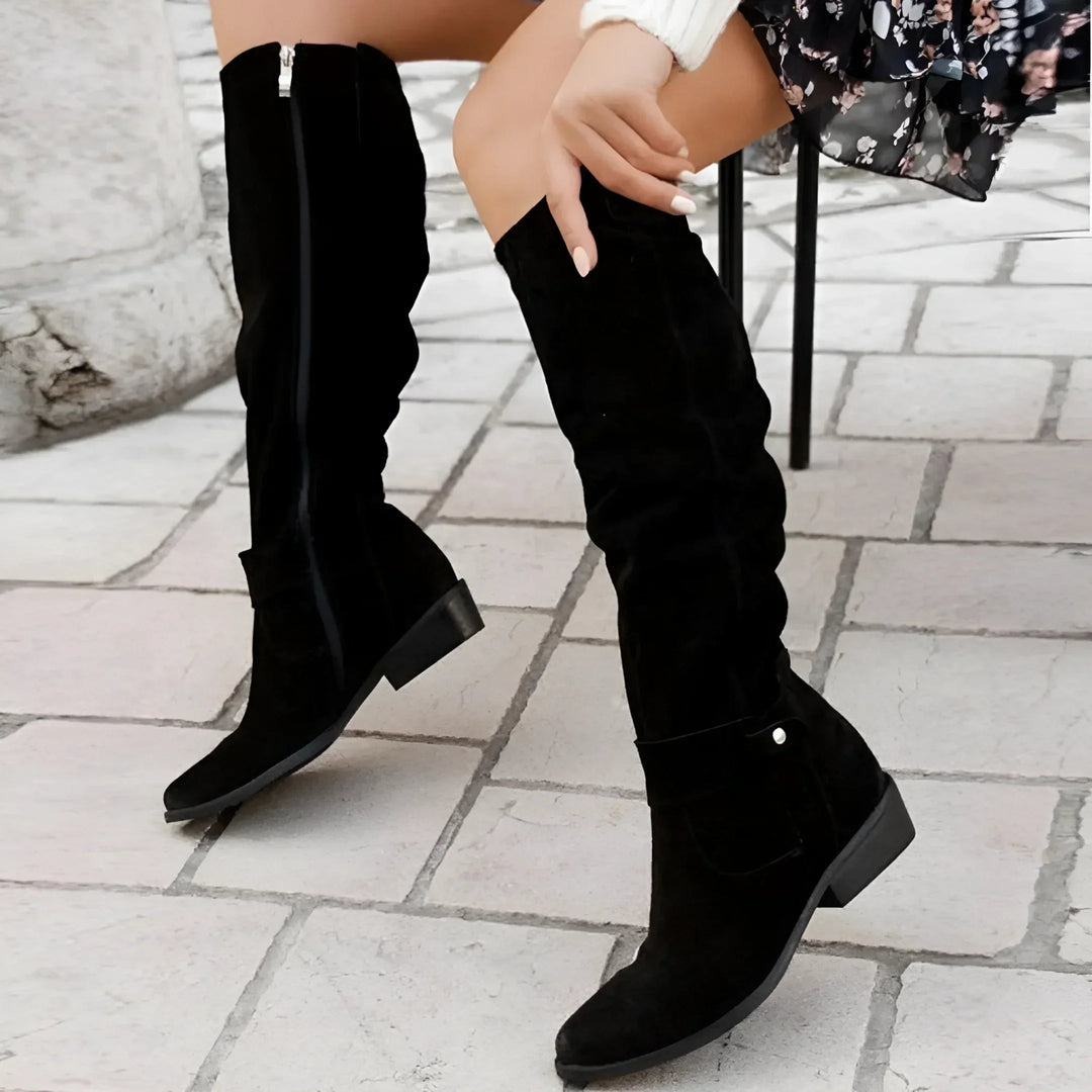 Maya | Premium Leather Women Boots - Ciara & Fiona