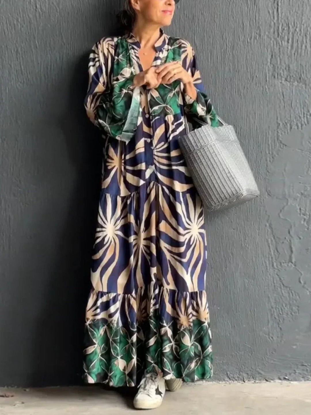 Melle | Loose dress with print - Ciara & Fiona