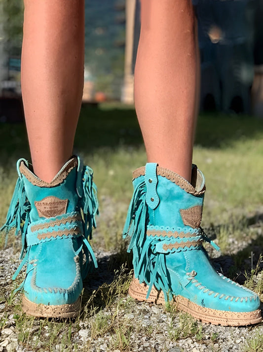 Meri | Boho Fringe Boots - Ciara & Fiona