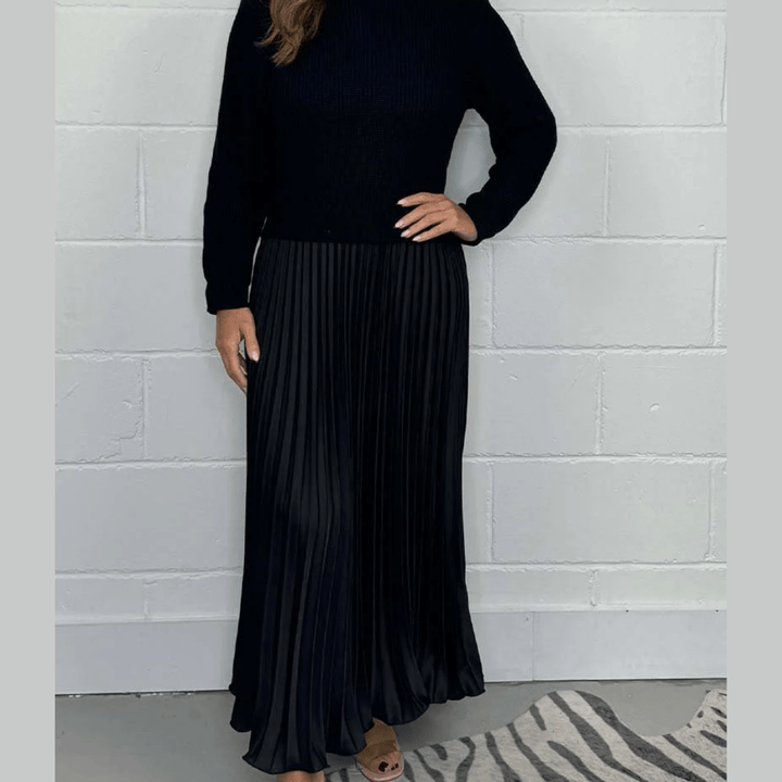 Mina | Long Dress with Belly Cover - Ciara & Fiona