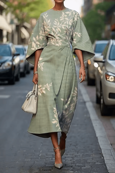 Moxlan | Elegant Floral Dress - Ciara & Fiona