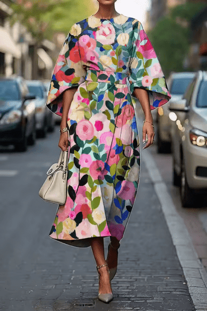 Moxlan | Elegant Floral Dress - Ciara & Fiona