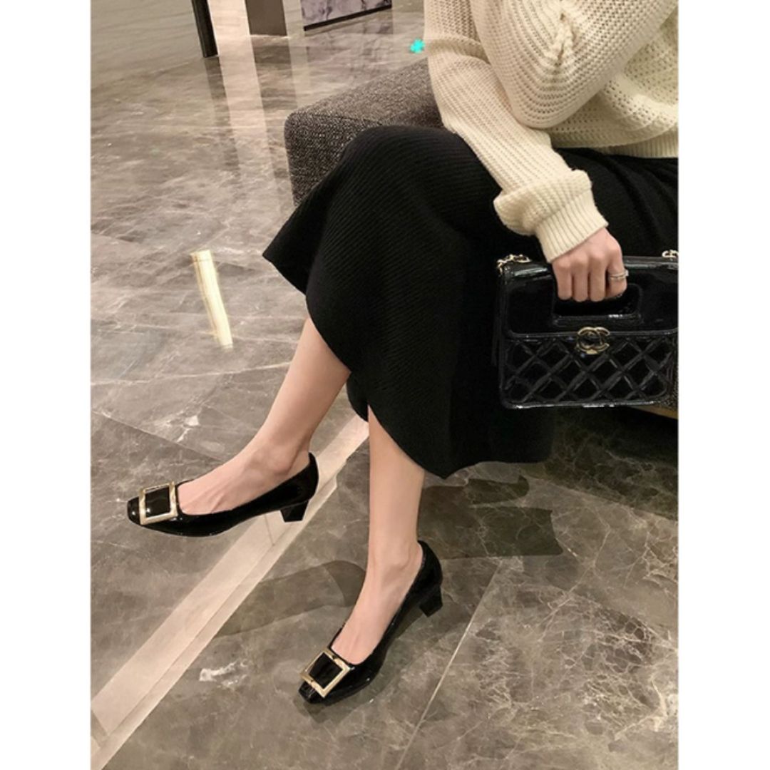 Narella™ | Elegant Mid - Heel Sandals with Square Toe - Ciara & Fiona