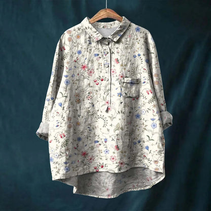 Natasha | Elegant Floral Shirt - Ciara & Fiona