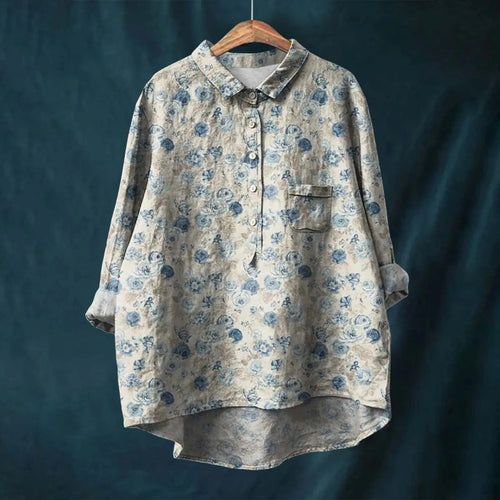 Natasha | Elegant Floral Shirt - Ciara & Fiona