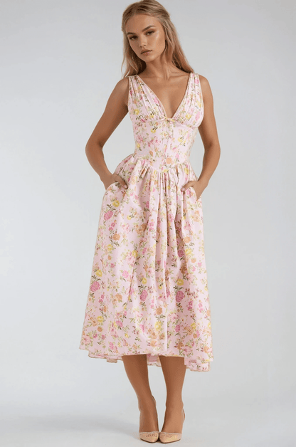Nathalia | Elegant Summer Dress - Ciara & Fiona