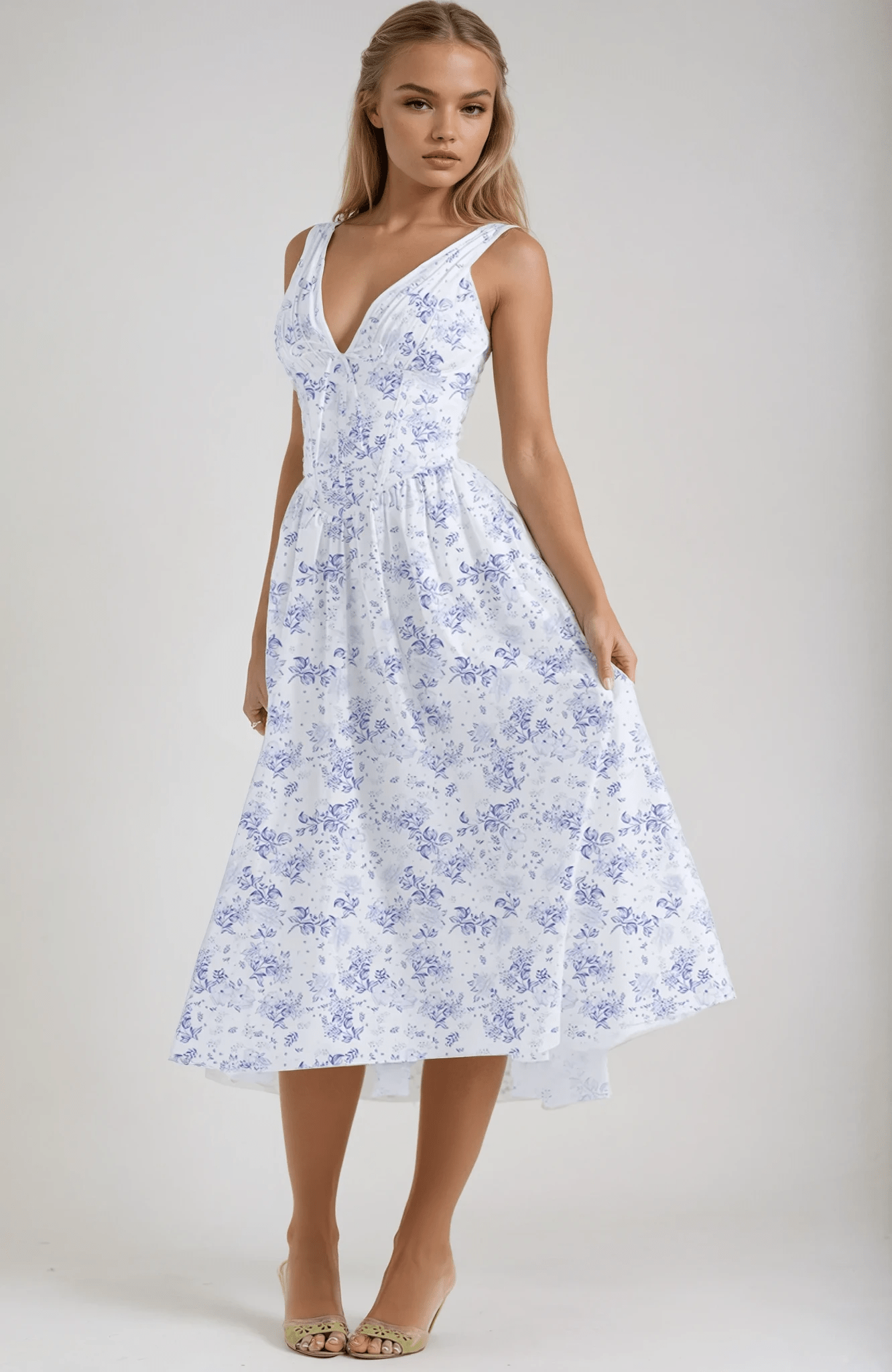 Nathalia | Elegant Summer Dress - Ciara & Fiona