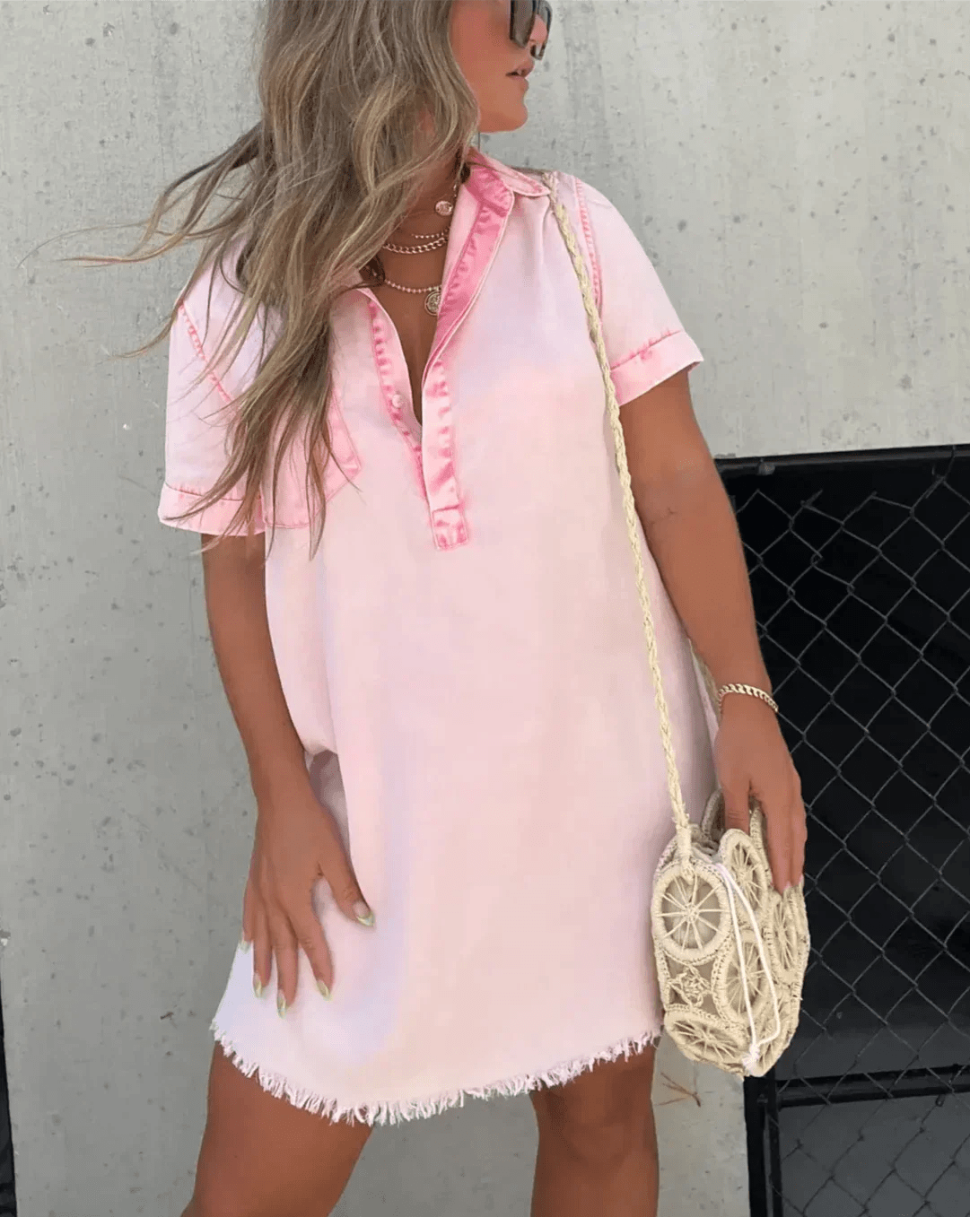 Nayeli | Denim Shirt Dress - Ciara & Fiona