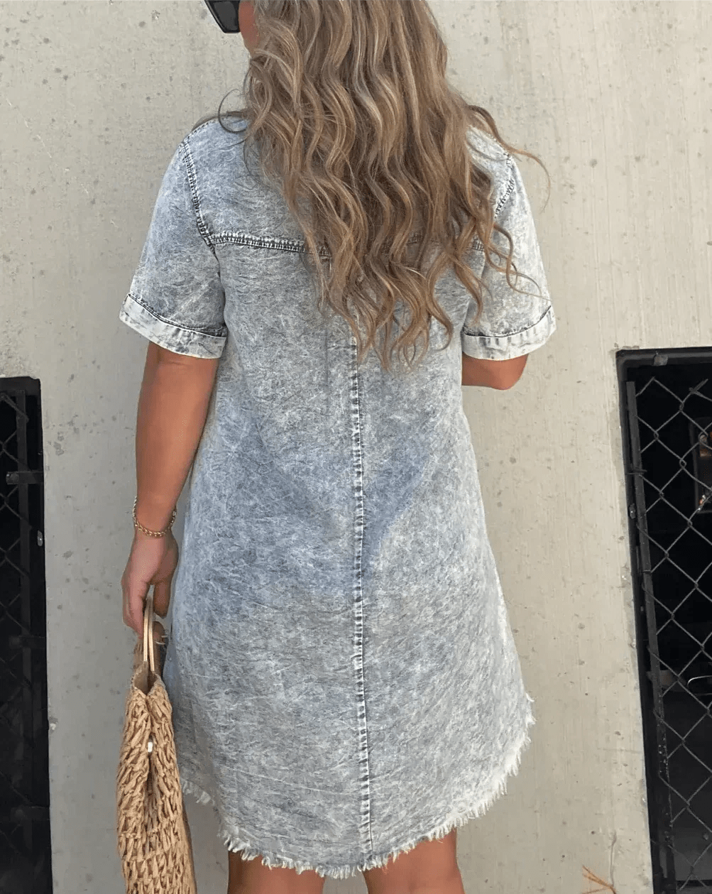 Nayeli | Denim Shirt Dress - Ciara & Fiona