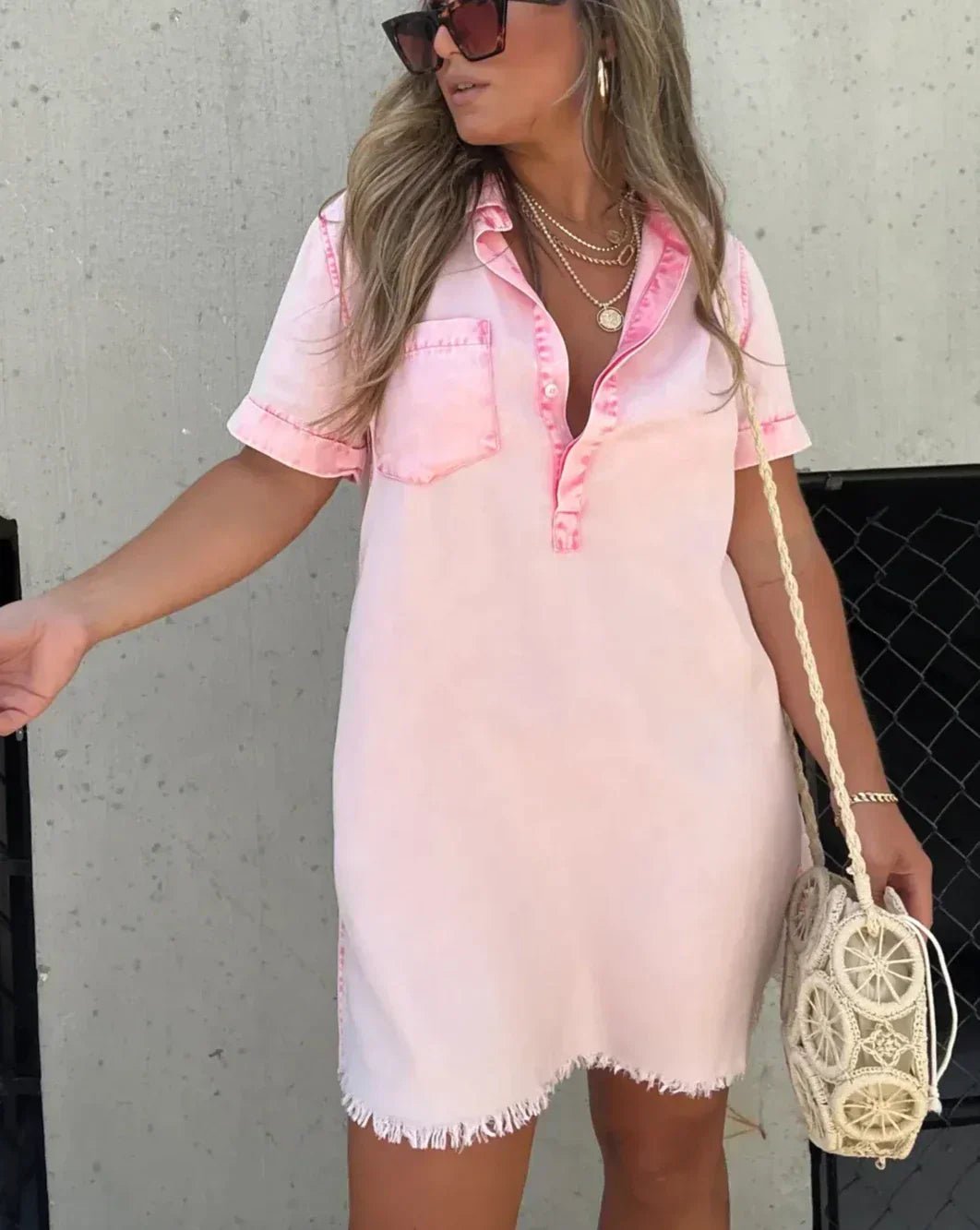 Nayeli | Denim Shirt Dress - Ciara & Fiona