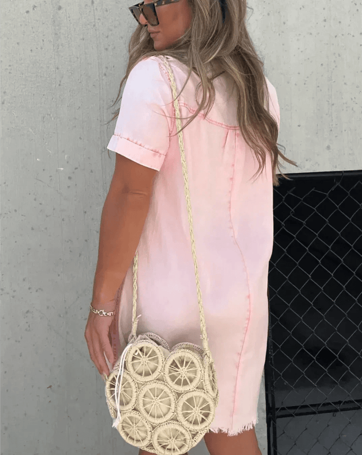 Nayeli | Denim Shirt Dress - Ciara & Fiona