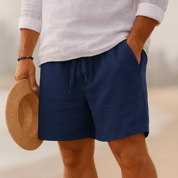 NOLAN | Tailored Linen - Feel Shorts for Warm Days - Ciara & Fiona